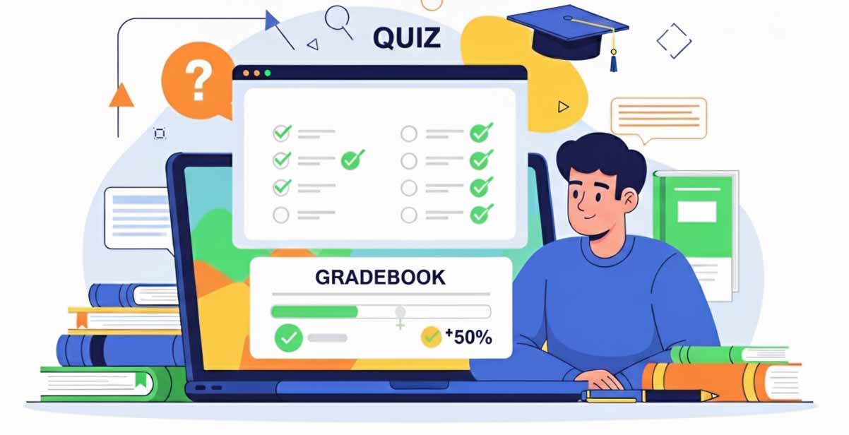 Challenge Yourself: Quizzes, Exams & Gradebook